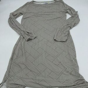 Mott 50 Sun Protective Swim Suit Cover Up Striped Dress Women's Size S UPF 50